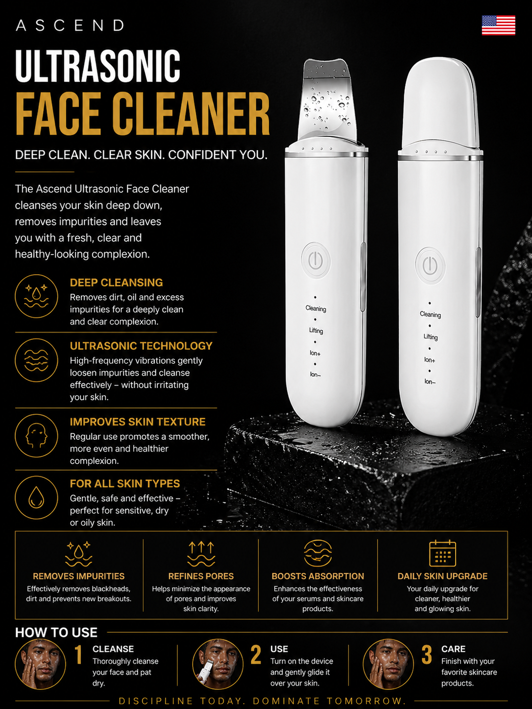 Ascend Supersonic Face cleaner™