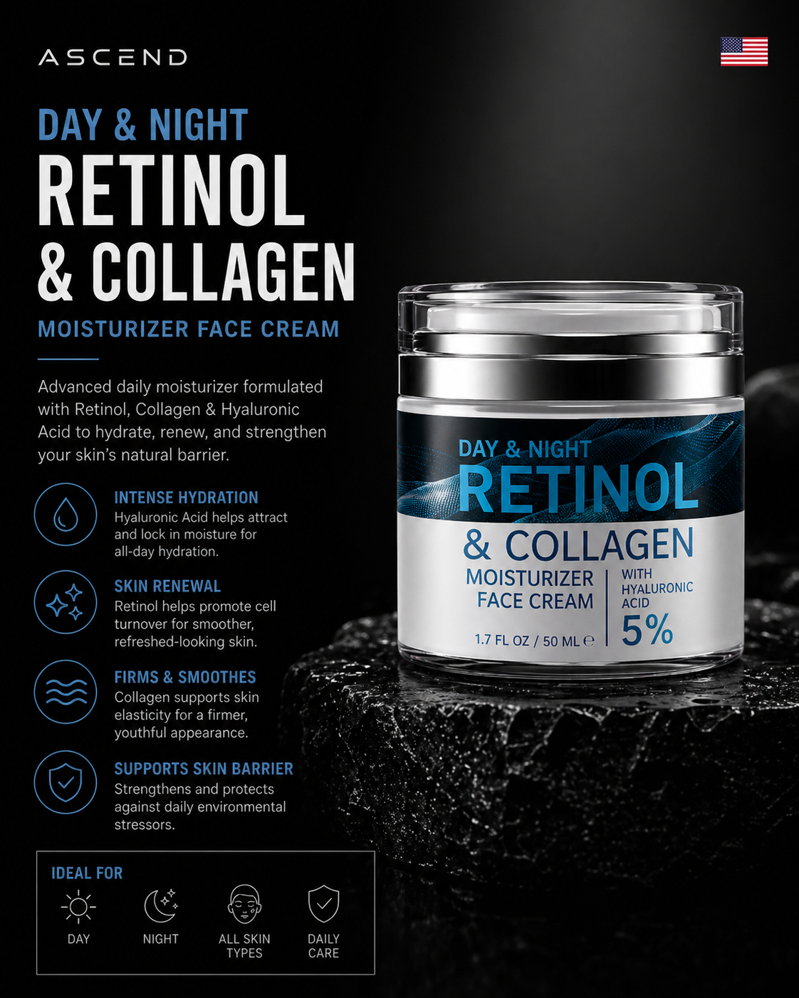 Ascend Retinol & Collagen Cream™