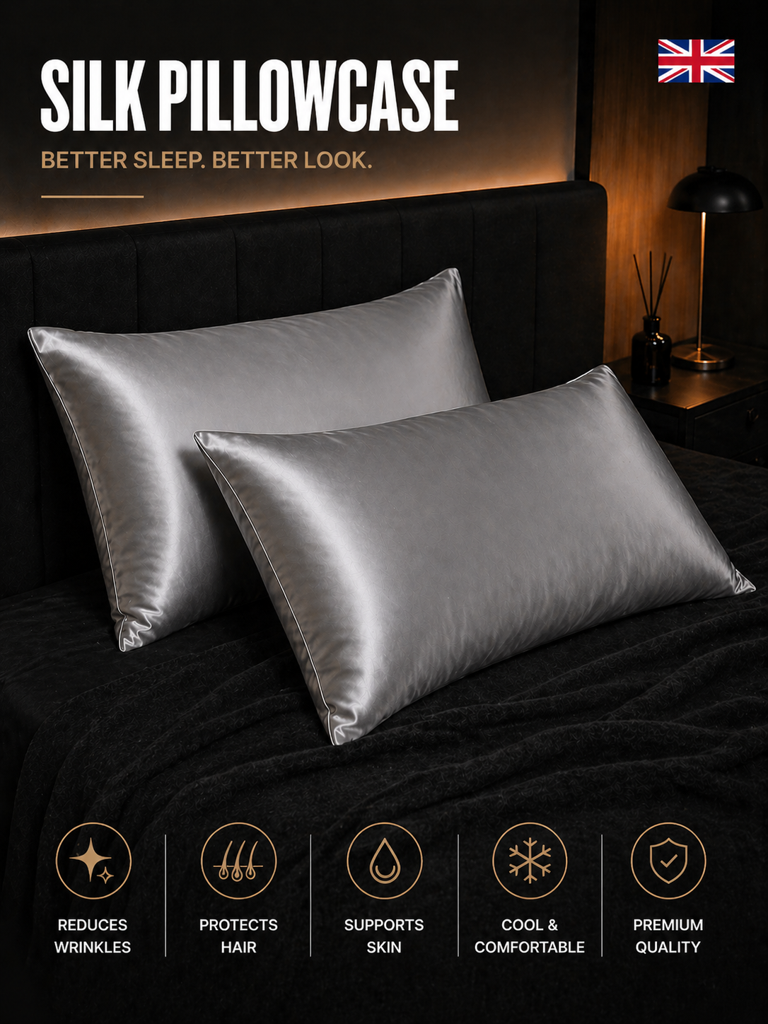 ASCEND SILK PILLOWCASE