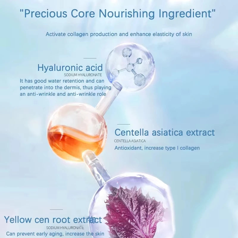 Blue Copper Peptide Skin Booster Ampoule Serum GHK‑Cu Polypeptide Hyaluronic Acid Firming Moisturizing Repair Kit